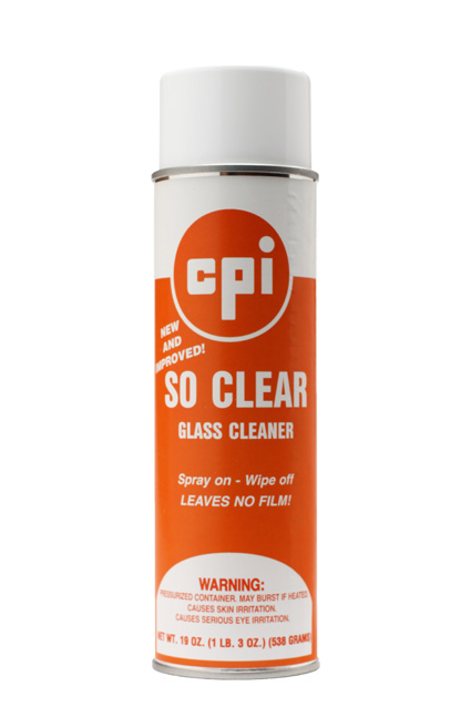 So Clear Foaming Glass Cleaner, General Purpose & Specialty Surface Cleaner, CPI