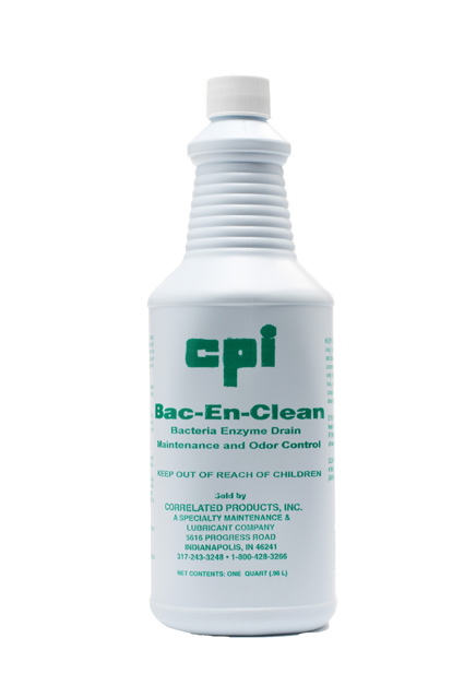 Bac-En-Clean Grease Trap Maintainer, Food Service Cleaning, CPI